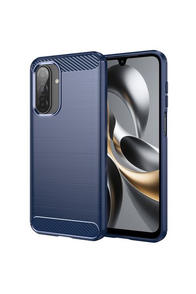 Techsuit Husă pentru Samsung Galaxy A17 5G - Silicon Carbon - Albastru