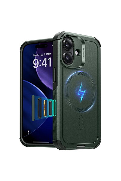 ESR Husa pentru iPhone 17 - Cyber Halolock - Green