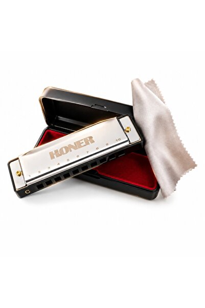 HONER H1005S Profesyonel Ağız Mızıkası Metal Gövde Gri Do - C