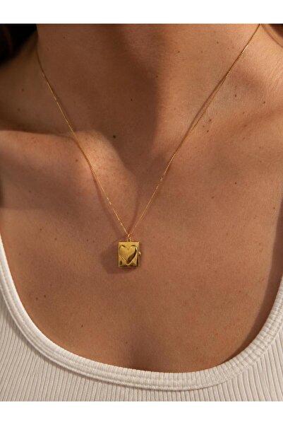 sirius jewelry 925 Gümüş | Kalpli Madalyon Fotoğraflı Kolye