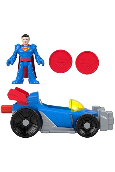 FISHER PRICE مجموعة ألعاب Imaginext DC Super Friends Metal Force - Supermobil...
