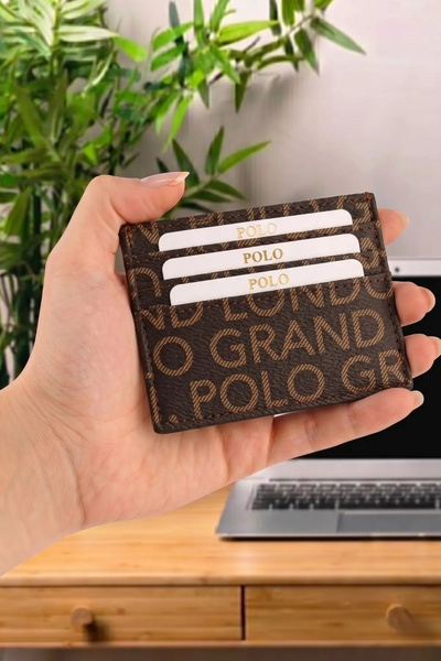 POLOGRAND London Original Unisex Super Slim Thin Model Luxury Soft Leather Ca...