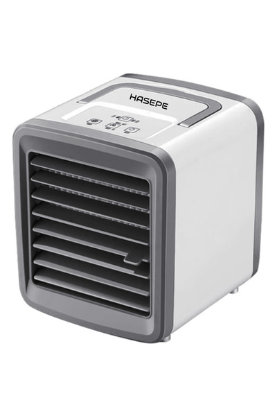 HASEPE Ventilator portabil USB Racitor Aer, Pulverizare apă, Silențios, Rezer...