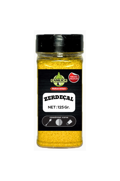 Çamlıca Baharat Çamlıca Zerdeçal 125 Gr PET Ambalaj | Öğütülmüş Zerdeçal Baharatı