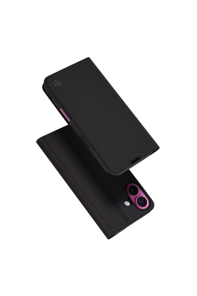 Techsuit Husă iPhone 16 Plus - Magskin Book - Negru