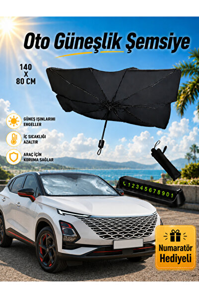 Ufak Tefek Şeyler Αντιηλιακή ομπρέλα αυτοκινήτου CHERY OMODA 5 PRO Εξαιρετική...