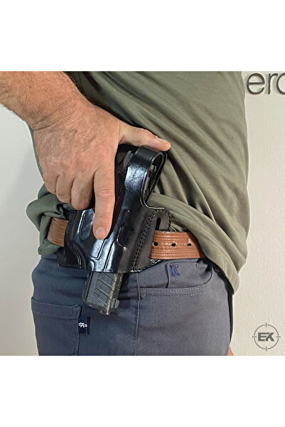 Erol SAR-9 ve TP-9 Uyumlu Yarım Kelebek Dış Taşıma Deri Kılıf