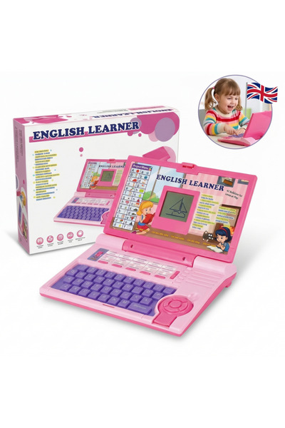 DrKala Laptop educațional pentru copii – elevi de limba engleză, tastatură co...