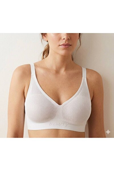 nixci intimates Laser Cut Honeycomb Texture Breathable Non-Marking Wire-Free ...