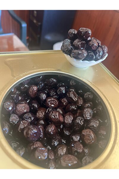 Hakan Ay Gemlik Zeytinleri Hakanay Special Siyah Zeytin | 231-260 L Kalibre | Naturel | Katkısız | Net 10 kg Teneke