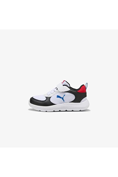 Puma 400580 02 Fun Racer 2 AC+ PS Siyah-Beyaz-Kırmızı-Mavi Çocuk