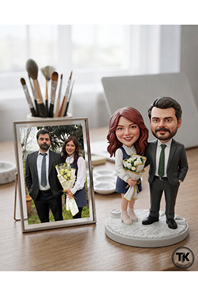 TK 3D Studio Kişiye Özel Fotoğraftan 3D Baskı Figür | Özel Hediye | Boyama Kiti