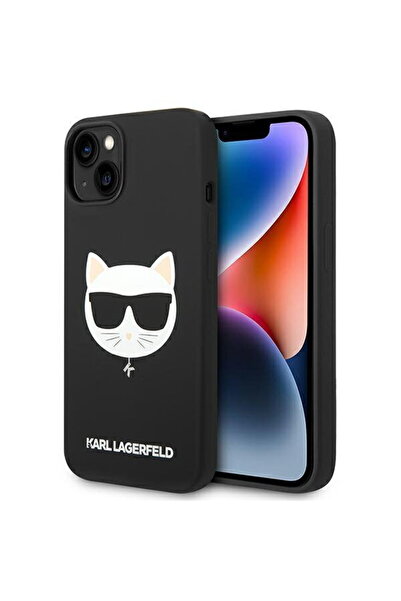 Karl Lagerfeld KLHMP14MSLCHBK iPhone 14 Plus 6.7 " Carcasă rigidă neagră...