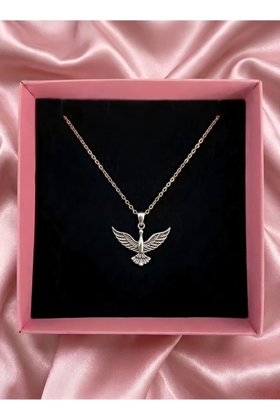 Silver Color Phoenix Necklace