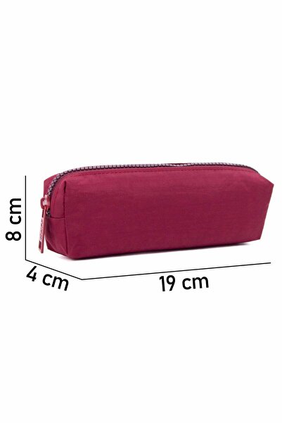 NEMO BAGS Unisex Claret Red Pen Holder with Clinker Waterproof Crinkle Fabric...