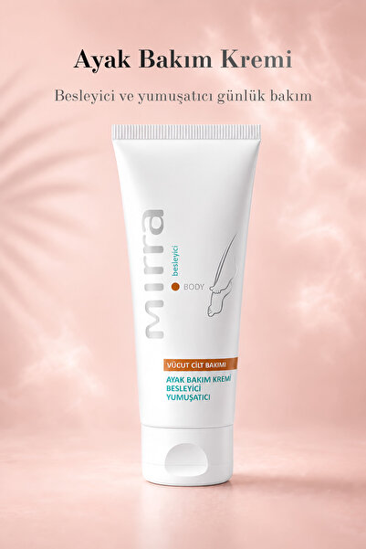 Mirra Ayak Bakım Kremi Deodorant Etkili Lavanta Limon ve Beyaz Kil İçerikli B...