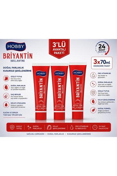 Hobby Briyantin Tüp 70 Ml 3 Adet