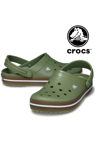 Crocs Crocband Gum Clog Sabo Doktor ve Hemşire Terliği Ortapedik Unisex Terli...