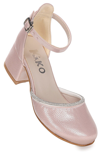 Kiko Kids Ressa Vakko Stoned Girl's 5 cm Heeled Sandals Evening Dress Shoes
