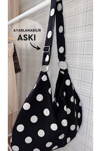 MUTE BAG Чанта на точки с регулируема дръжка / Чанта за рамо на точки (28*49)
