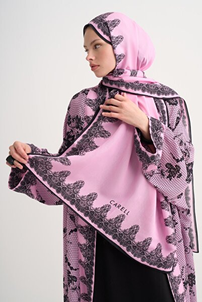 carell Floral Floral Shawl Pink