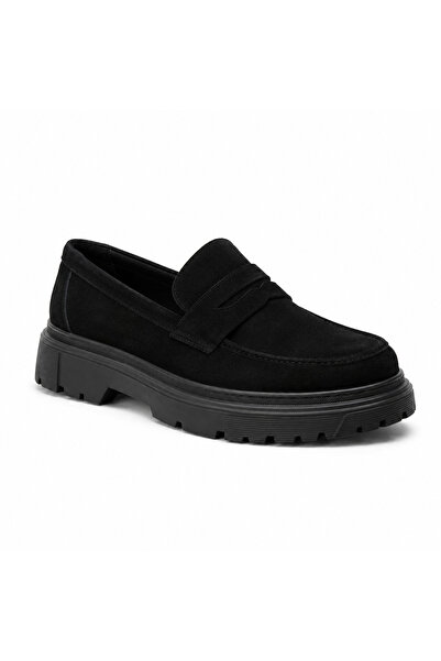 BESKAR Kb X11 Charcoal Suede Casual Men's Shoes