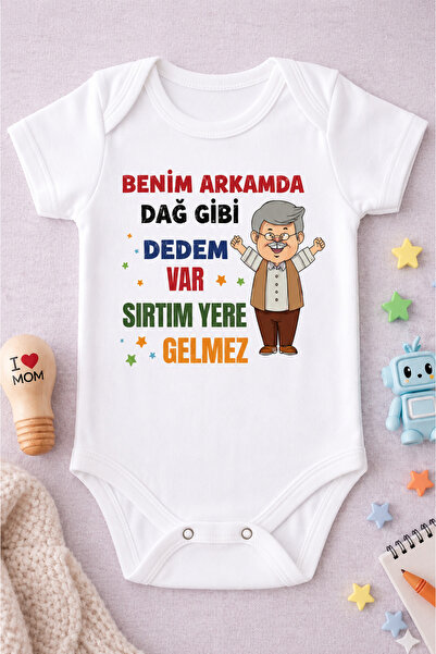 EYDUBABY Dedem Var Arkamda Written on the Zibin Baby Zibin Baby Gift