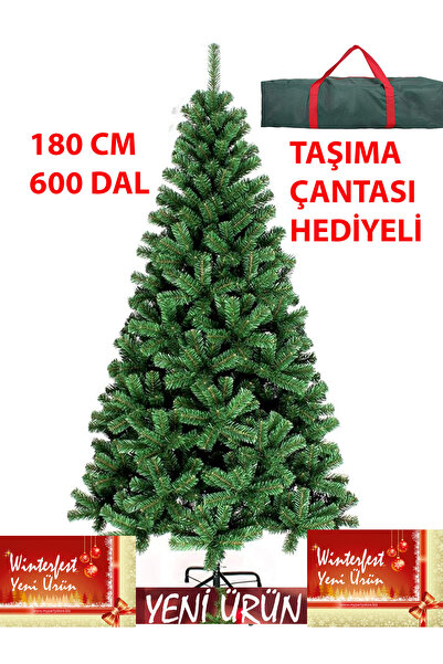 Winterfest 180 Cm 600 Dal Yılbaşı Ağacı Taşıma Çantası Hediyeli