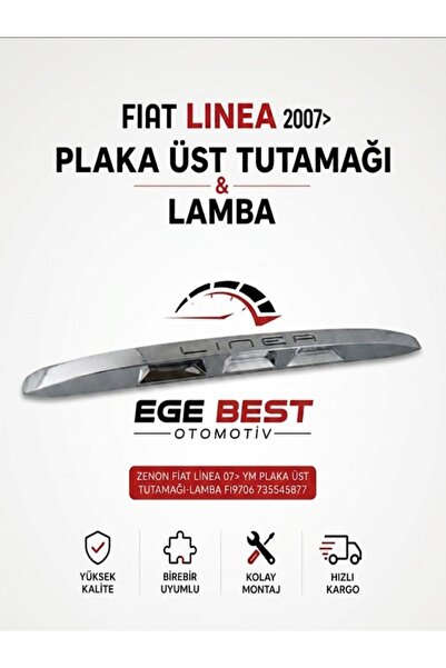 ZENON FİAT LİNEA 07> YM PLAKA ÜST TUTAMAĞI-LAMBA FI9706 735545877
