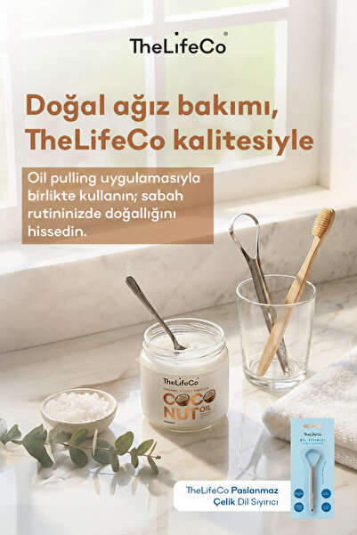 TheLifeCo Paslanmaz Çelik Dil Temizleyici - Dil Sıyırıcı