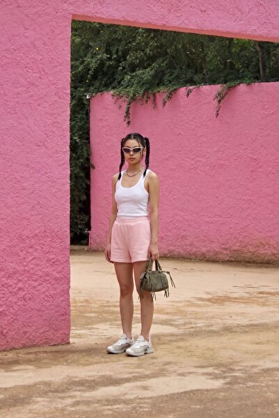 gothamvibes Kadın Timeless Pembe Şort