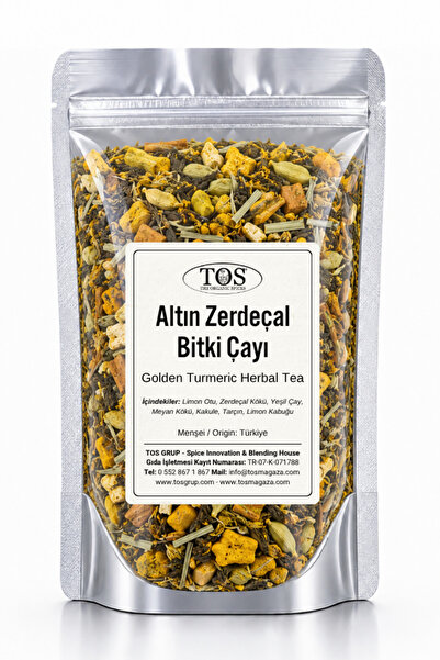 TOS The Organic Spices الكركم الذهبي - 40 جم (1. الجودة) شاي الأعشاب التورميل...