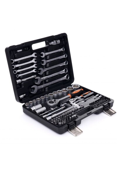 Kraft&dele Set de chei tubulare, 82 de piese, Kraft&Dele, chei tubulare, cu c...