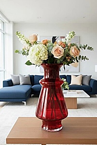 DECOSTYLE Red Color with Large Vase Option