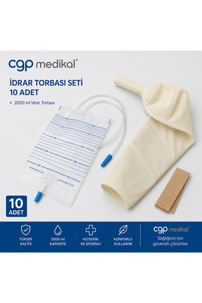 cgp medikal can güven park Prezervatif sonda 25 mm ve Steril Düz Musluklu İdr...