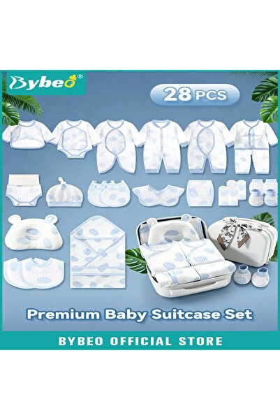 BYBEO 28PCS Newborn Baby Gifts Set, Newborn Layette Gift Set, Baby Clothes Ac...