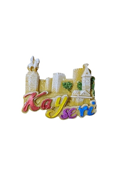 REYYAN Kayseri Magneti polyesyer kabartma hediyelik magnet