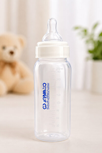 Zenorius Biberon din Plastic 125ml cu Tetina 6/set din Silicon