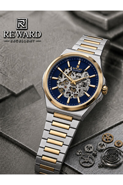 Reward Fully Automatic Steel Cord Design Dial 5 Atm Water Resistant Men Wrist...