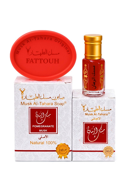 MUSK AL TAHARA Nar Misk Vücut Sabunu 6 ml Nar Misk Tatlı, Meyvemsi Ve Hafif B...