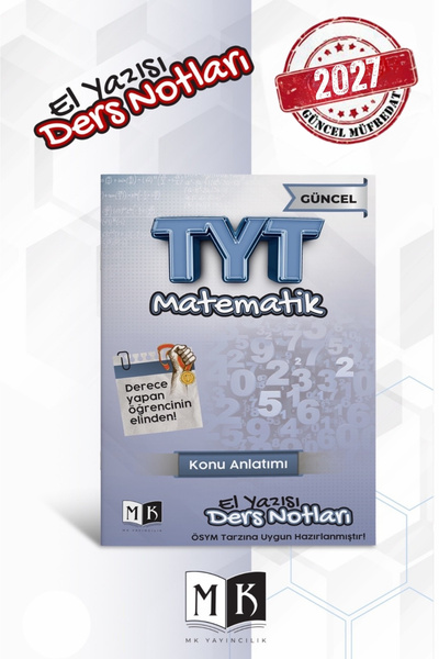 MK Yayıncılık 2027 Tyt Matematik El Yazısı Ders Notları Kitabı