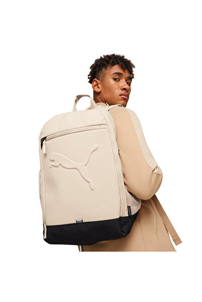 Puma 07913615 حقيبة ظهر Buzz Backpack Prairie Beige للجنسين
