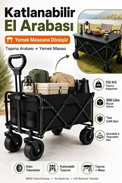 post alley KALIN TEKER 900 D OXFORD KUMAŞ FREN SİSTEMLİ KAMP ARABASI MASALI Y...