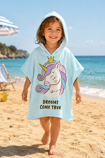 Evdek Παιδική πετσέτα παραλίας Poncho Dream Unicorn