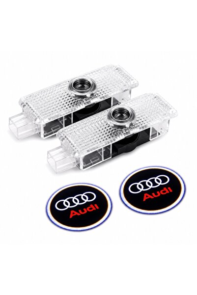 Ruan Set 2 Holograme LED cu LOGO AUDI pentru Portiere