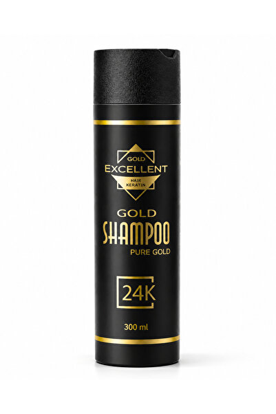 GROVİNG HAİR Gold Excellent 24K Gold Keratinli altın Şampuan 300 ml – Güçlü, ...
