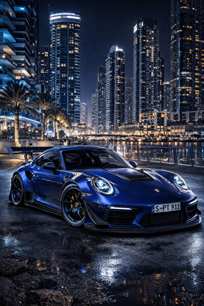 YAZAR Porsche Metal Tablo