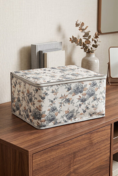 VAYBE 4'lü Set Maxi Boy Kazak Hurcu ve Kıyafet Düzenleyici Organizer 50x35x25 cm