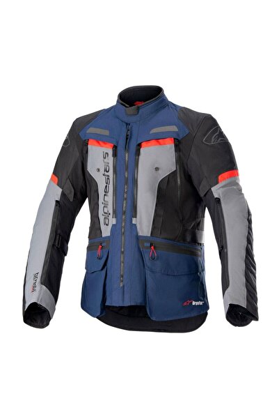 Alpinestars Bogota Pro Drystar Korumalı Motosiklet Montu Mavi Kırmızı
