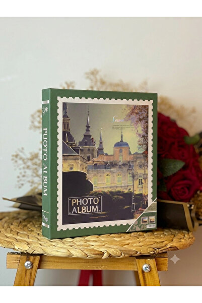 Rs26 Fotoğraf Albümü 10x15cm 600 Lük Kule Desenli Kutulu Yatay Dikey Modeli